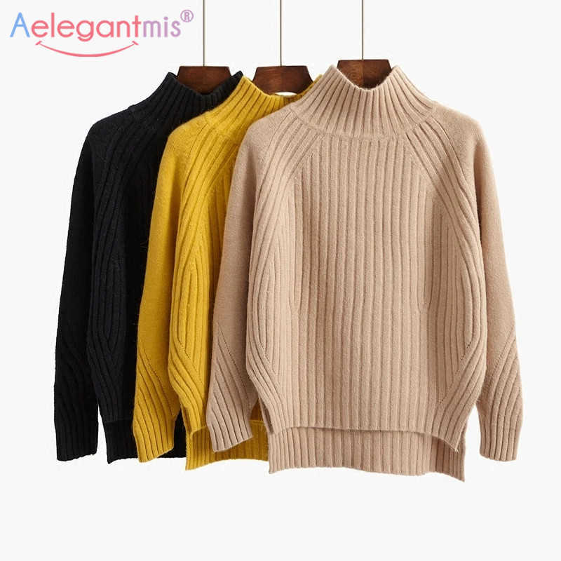 Aelegantmis Ribbed Vintage Turtleneck Sweater Women Autumn Winter Casual Korean Knitted Jumper Female Basic All Match Pullover 210607, Apricot
Aelegantmis Ribbed Vintage Turtleneck Sweater Women Autumn Winter Casual Korean Knitted Jumper Female Basic All Match Pullover 210607, Apricot