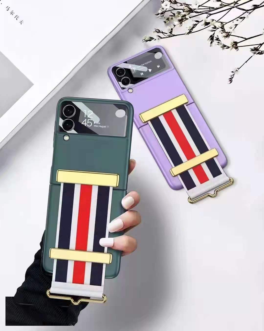 Wrist Strap Phone Cases for Samsung Galaxy Z Flip 3 5G, Shockproof Cover, Heavy Duty Smartphone Protector, Silicone Protective Case, Anti-Scratch Avoidance Shell, Green
Wrist Strap Phone Cases for Samsung Galaxy Z Flip 3 5G, Shockproof Cover, Heavy Duty Smartphone Protector, Silicone Protective Case, Anti-Scratch Avoidance Shell, Green