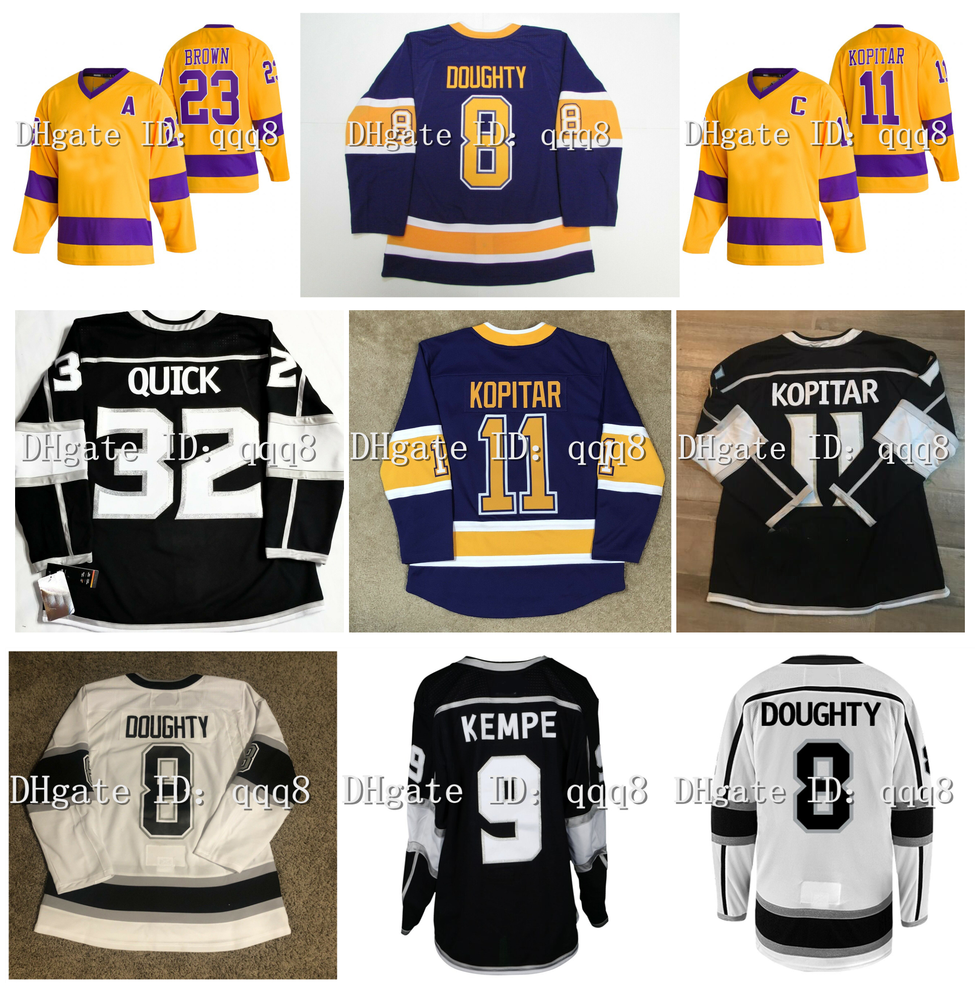 Anze Kopitar Hockey Jersey Team Classics Jonathan Quick Wayne Gretzky Drew Doughty Adrian Kempe Gabriel Vilardi Tobias Bjornfot Trevor Moore Dustin Brown Lizotte, Men
Anze Kopitar Hockey Jersey Team Classics Jonathan Quick Wayne Gretzky Drew Doughty Adrian Kempe Gabriel Vilardi Tobias Bjornfot Trevor Moore Dustin Brown Lizotte, Men