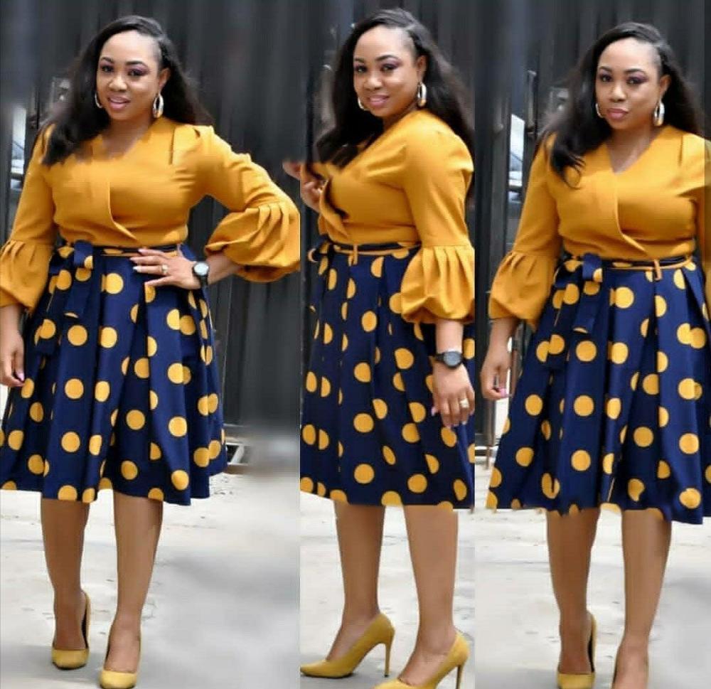 HGTE new summer elegent fashion style african women printing plus size polyester dress L-3XL 210304