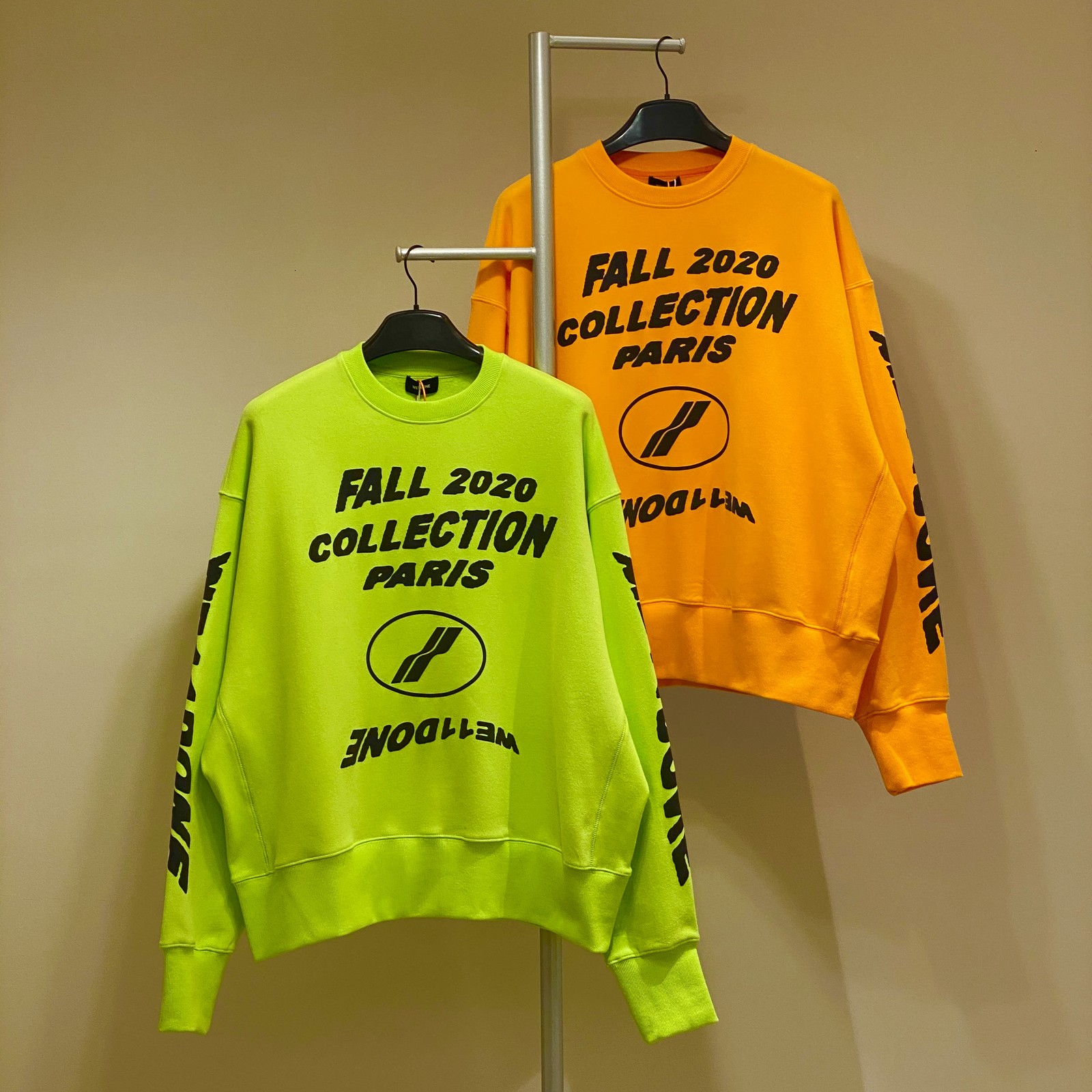 2021 20fw New Top We11done Foam Printed Side Seam Stitching Round Neck Light Fleece Sweater Men Women Pullovers Sweatshirts Q7dp
2021 20fw New Top We11done Foam Printed Side Seam Stitching Round Neck Light Fleece Sweater Men Women Pullovers Sweatshirts Q7dp
