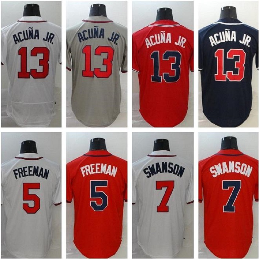 2020 Atlanta Jersey 13 Ronald Acuna Jr Jersey 5 Freddie Freeman 7 Dansby Swanson 24 Deion Sanders Men Braves Baseball jersey, Blue;black
2020 Atlanta Jersey 13 Ronald Acuna Jr Jersey 5 Freddie Freeman 7 Dansby Swanson 24 Deion Sanders Men Braves Baseball jersey, Blue;black