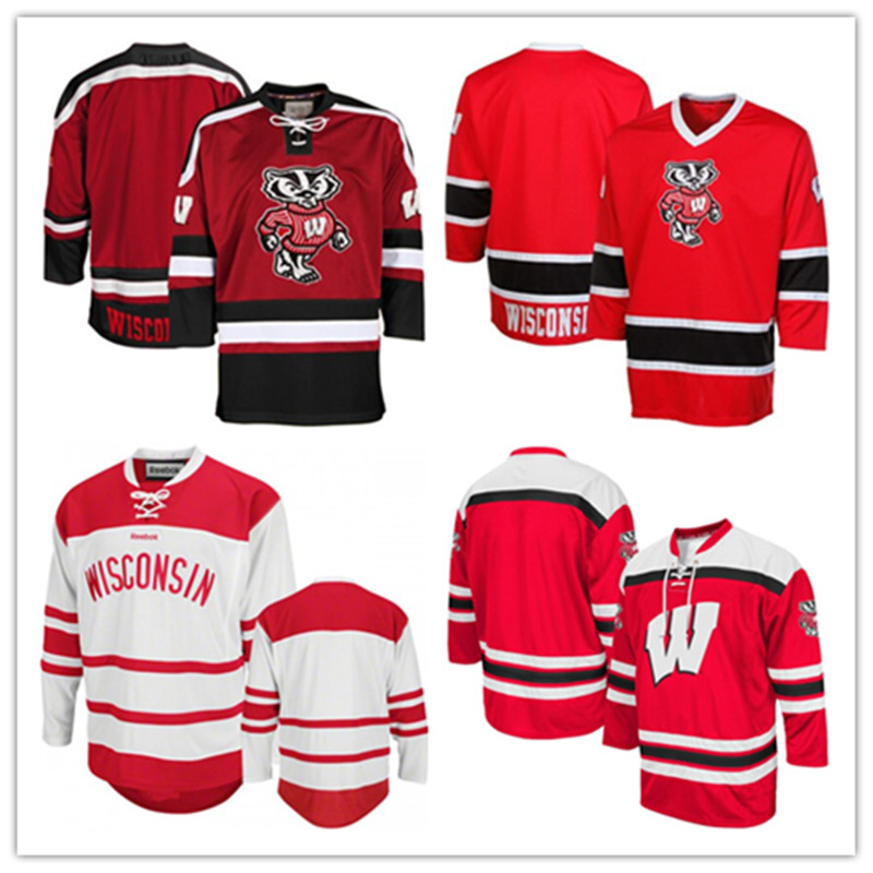Custom Wisconsin Badgers Face Off Hockey Jersey 2019 NCAA College Hockey Jersey White Red Stitched Any Number Name Jersey -3XL, As photo
Custom Wisconsin Badgers Face Off Hockey Jersey 2019 NCAA College Hockey Jersey White Red Stitched Any Number Name Jersey -3XL, As photo