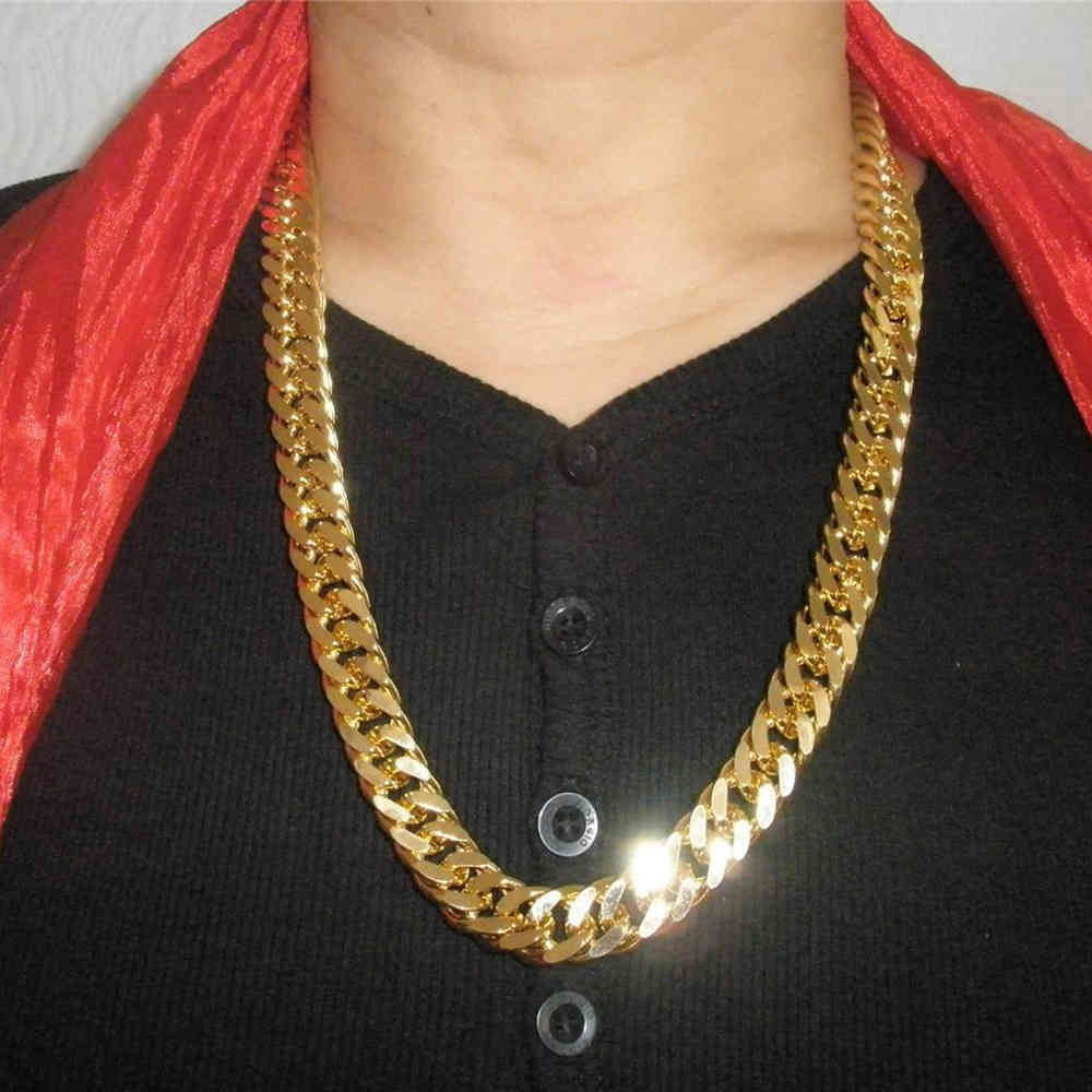 24K GOLD FILLED N28 CUBAN DOUBLE CURB CHAIN SOLID HEAVY MENS GIFT NECKLACE 23.6 inch 10 mm X0509
24K GOLD FILLED N28 CUBAN DOUBLE CURB CHAIN SOLID HEAVY MENS GIFT NECKLACE 23.6 inch 10 mm X0509