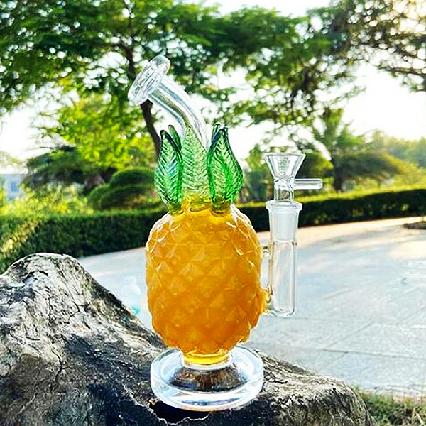 Pineapple-shaped fruit hookahs tobacco pipe glass bong water pipes oil dab rigs