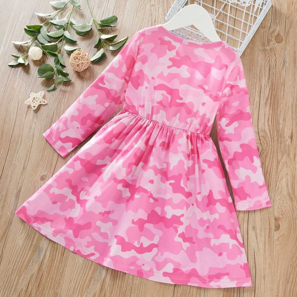 Toddler Girl Camouflage Dress 210528