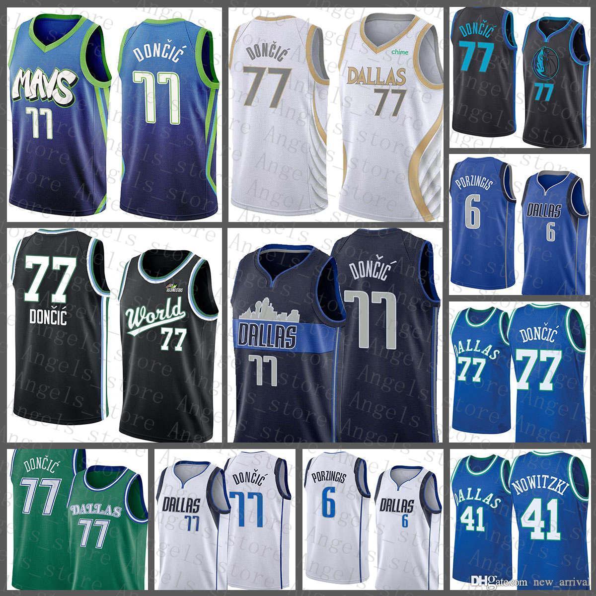 Luka Kristaps 6 Porzingis 77 Doncic Mens Dirk 41 Nowitzki Youth Dallas Mavericks 2020 2021 New Basketball Jersey White Ivory, Black;red
Luka Kristaps 6 Porzingis 77 Doncic Mens Dirk 41 Nowitzki Youth Dallas Mavericks 2020 2021 New Basketball Jersey White Ivory, Black;red