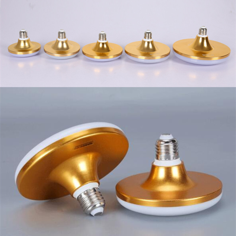 LED Light E27 lights Bulb AC 220V 60W 70W Lampada LEDs Spotlight Super Bright Table Lamp Energy Saving Flat UFO Bulbs for Home Lighting Lamps 3000K/60