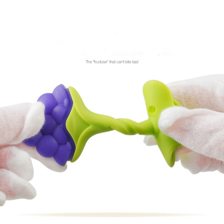 Wholesale 5-Pack Fruit Shape Teething Toys Baby Chews Newborn BPA-Free Silicone Food Grade Molar Teething Stick