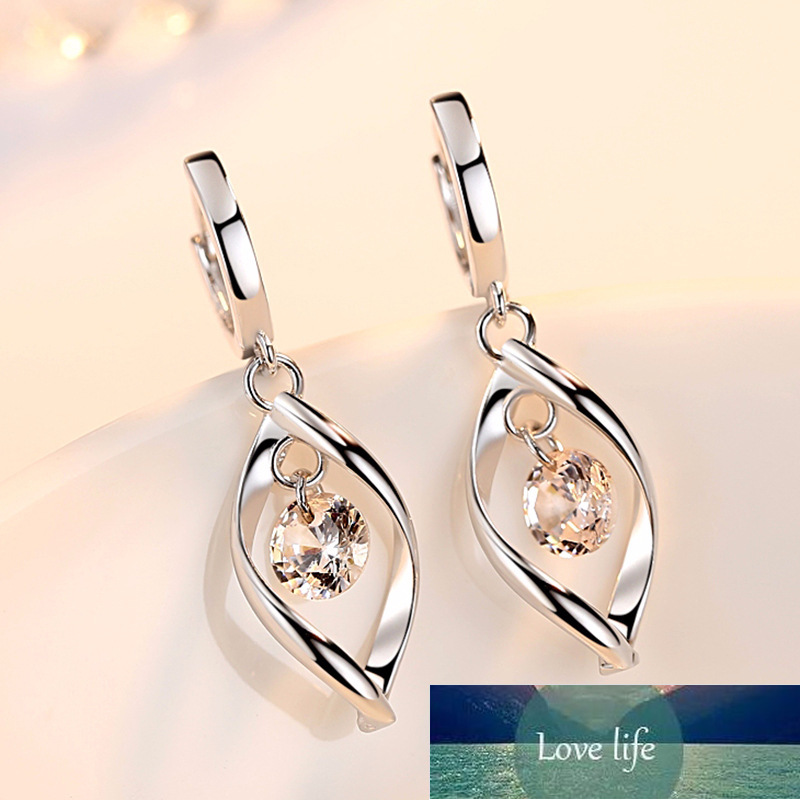 Silver Plated Earrings Zircon Crystal Drop Earrings For Women Earing Jewelry Rotating Hollow Leaf Earings Silver Color Factory price expert design Quality Latest
Silver Plated Earrings Zircon Crystal Drop Earrings For Women Earing Jewelry Rotating Hollow Leaf Earings Silver Color Factory price expert design Quality Latest
