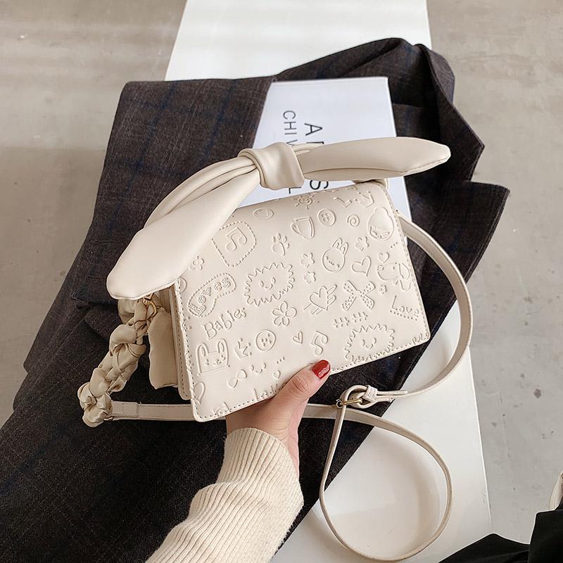 Lovely Cartoon Emboss Lady Shoulder Bag Soft PU Luxury Hand Bags 2021 New Year Solid Designer Bag Flap Women Crossbody, Black
Lovely Cartoon Emboss Lady Shoulder Bag Soft PU Luxury Hand Bags 2021 New Year Solid Designer Bag Flap Women Crossbody, Black