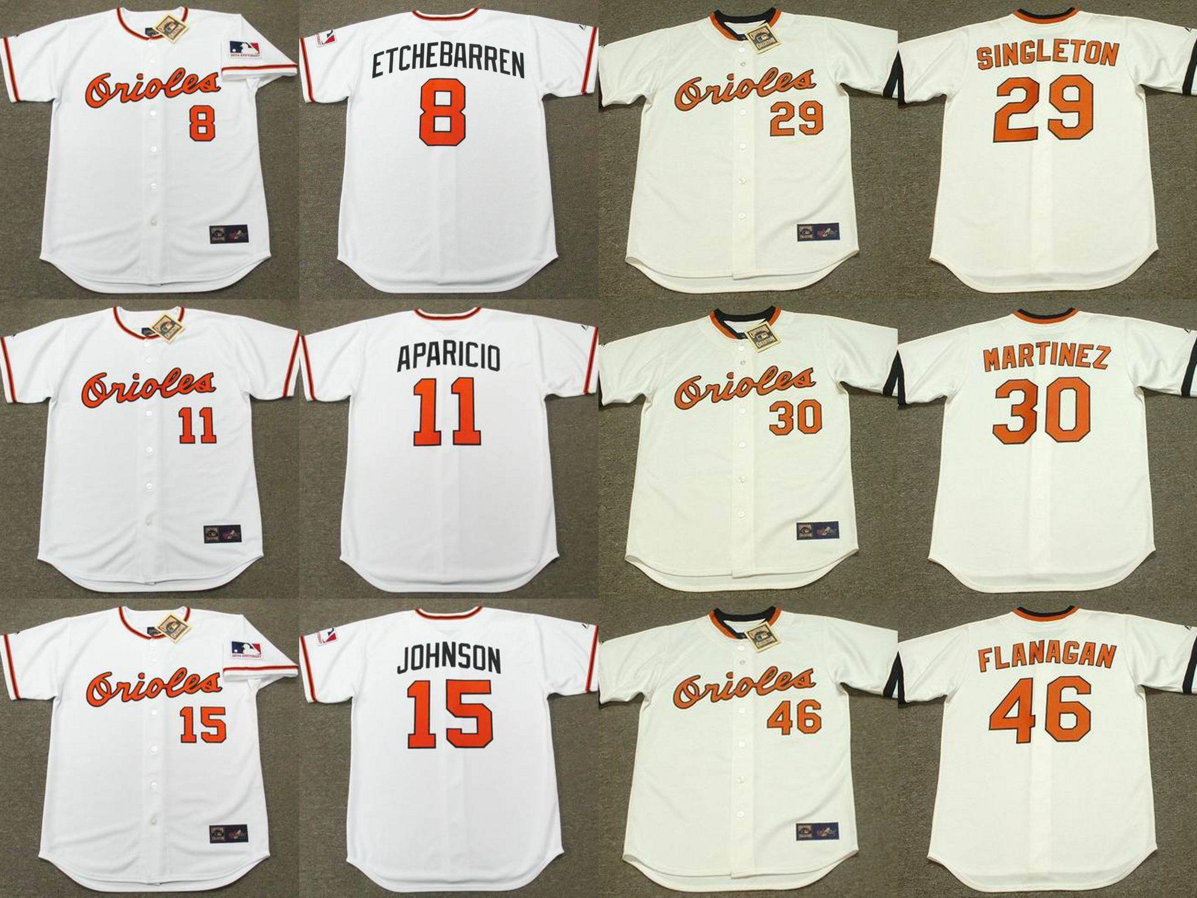 Baltimores 8 ANDY ETCHEBARREN 11 LUIS APARICIO 15 DAVEY JOHNSON 15 DAVEY JOHNSON 19 DAVE McNALLY 29 KEN SINGLETON throwback baseball jersey
Baltimores 8 ANDY ETCHEBARREN 11 LUIS APARICIO 15 DAVEY JOHNSON 15 DAVEY JOHNSON 19 DAVE McNALLY 29 KEN SINGLETON throwback baseball jersey