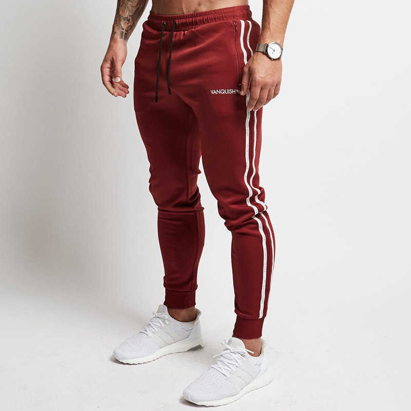 Mens Joggers Casual Pants Fitness Men Sportswear Tracksuit Bottoms Man Skinny Sweatpants Trousers Male Gyms Jogger Track Pants Q190521