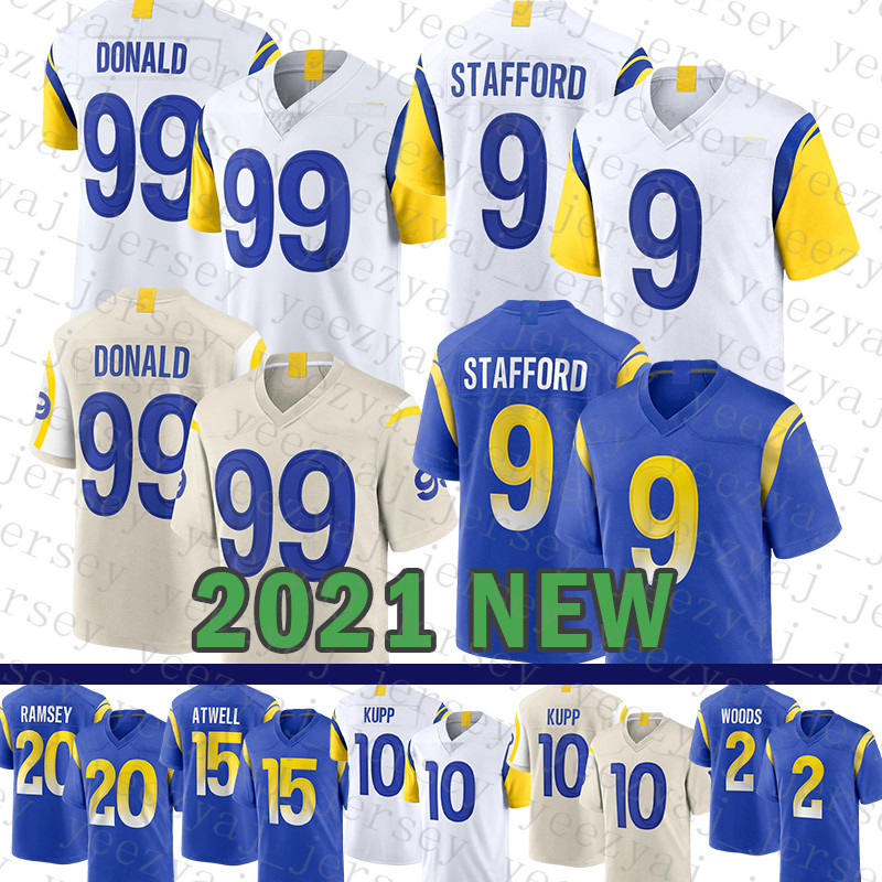 99 Aaron Donald 9 Matthew Stafford Football Jersey Jalen Ramsey Cooper Kupp Robert Woods DeSean Jackson Eric Dickerson Leonard Floyd Cam Akers Marshall Faulk Jones, Mens-gongyang
99 Aaron Donald 9 Matthew Stafford Football Jersey Jalen Ramsey Cooper Kupp Robert Woods DeSean Jackson Eric Dickerson Leonard Floyd Cam Akers Marshall Faulk Jones, Mens-gongyang