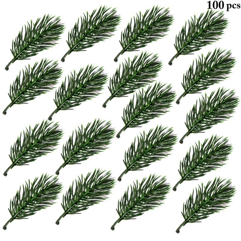 Decorative Flowers & Wreaths 150pcs Christmas Pine Needles Reusable Artificial Branches Faux Picks Plants Decorations For Home
Decorative Flowers & Wreaths 150pcs Christmas Pine Needles Reusable Artificial Branches Faux Picks Plants Decorations For Home