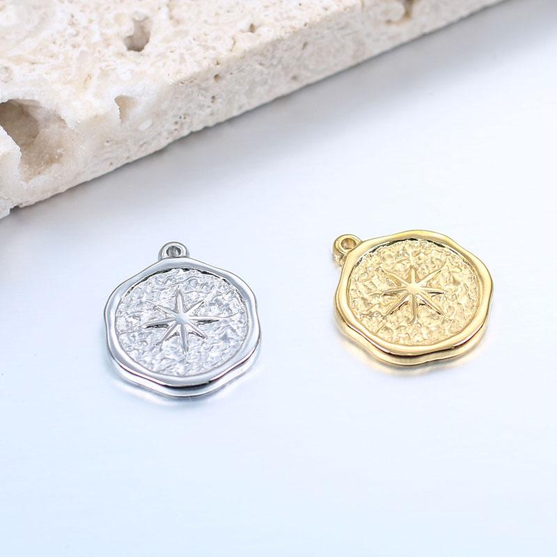 Charms 5PCS/a Lot Stainless Steel Hexagonal Star Charm For Necklace Making DIY Ins Jewelry Accessories, Bronze;silver
Charms 5PCS/a Lot Stainless Steel Hexagonal Star Charm For Necklace Making DIY Ins Jewelry Accessories, Bronze;silver