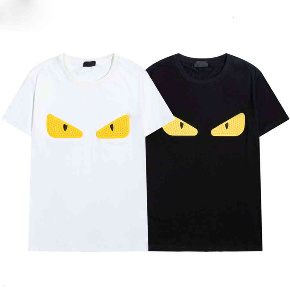 21ss Summer Fashion Designer T Shirts Men Tops Yellow eyes F Luxury Letter Embroidery Women Clothing Short Sleeved Tshirt Tees white black, Packaging bag
21ss Summer Fashion Designer T Shirts Men Tops Yellow eyes F Luxury Letter Embroidery Women Clothing Short Sleeved Tshirt Tees white black, Packaging bag