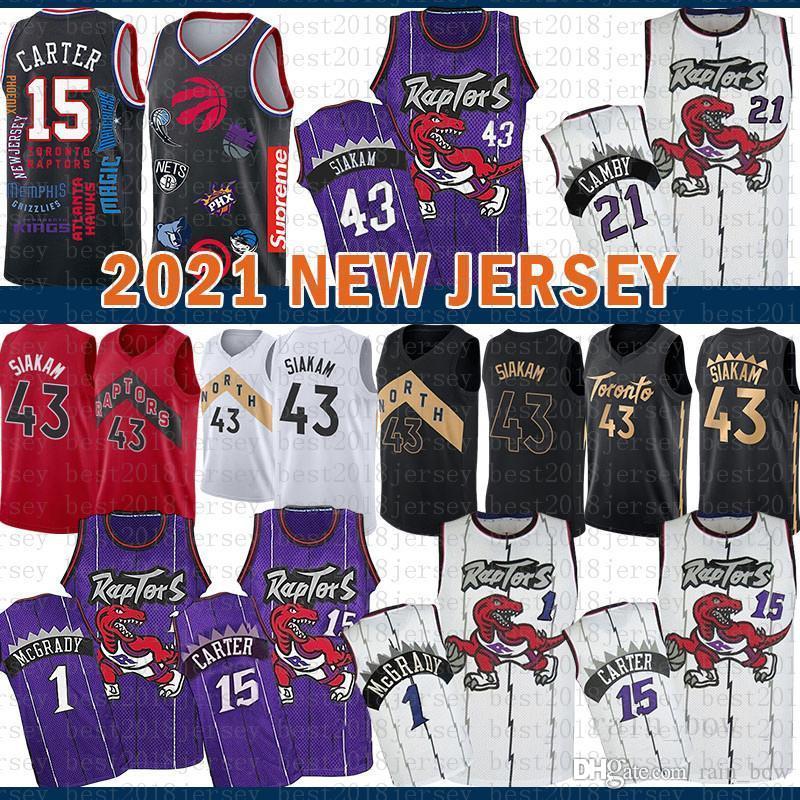 2021 New Basketball Jersey Toronto Raptors Mens Vince 15 Carter Pascal 43 Siakam Kyle 7 Lowry Tracy 1 McGrady Marcus 21 Camby Blue, Black;red
2021 New Basketball Jersey Toronto Raptors Mens Vince 15 Carter Pascal 43 Siakam Kyle 7 Lowry Tracy 1 McGrady Marcus 21 Camby Blue, Black;red