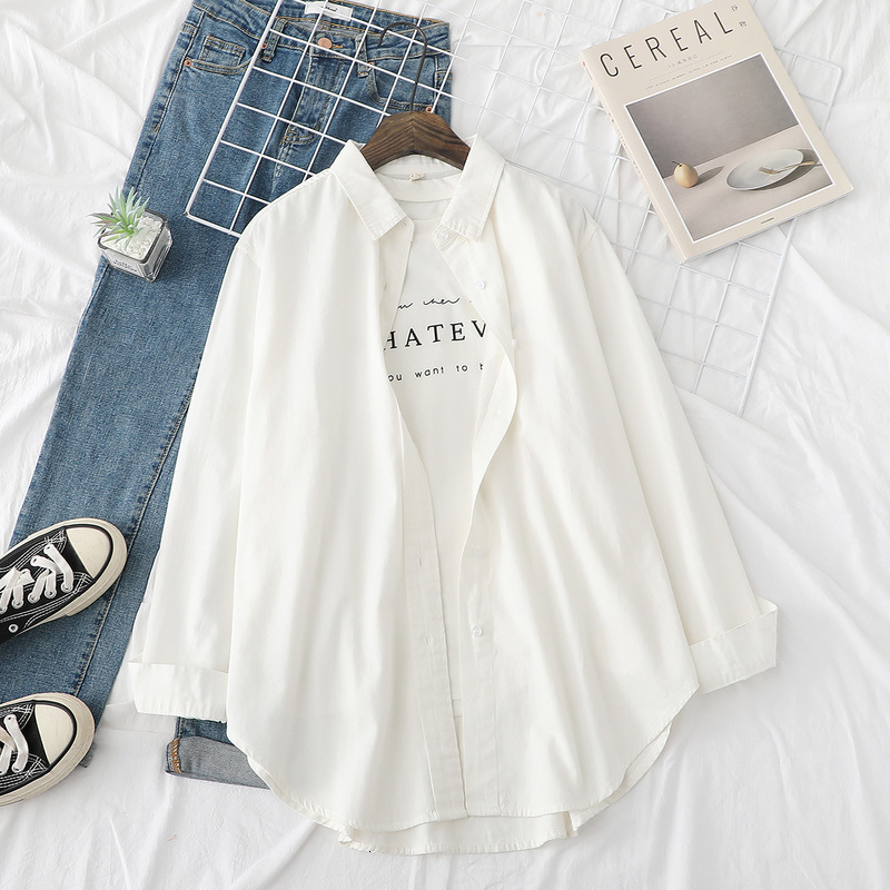 2021 New 100% Cotton Shirts Womens Blouses Lady Tops Solid Female Clothes Outwear Plus Size News White Blueoversized Owl3, Yellow
2021 New 100% Cotton Shirts Womens Blouses Lady Tops Solid Female Clothes Outwear Plus Size News White Blueoversized Owl3, Yellow