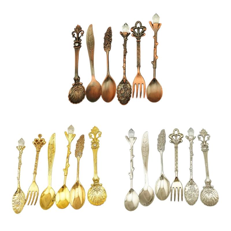 Dinnerware Sets 77JF Creative European Style Dessert Spoon Set For Stirring Mixing Party 3 Colors
Dinnerware Sets 77JF Creative European Style Dessert Spoon Set For Stirring Mixing Party 3 Colors