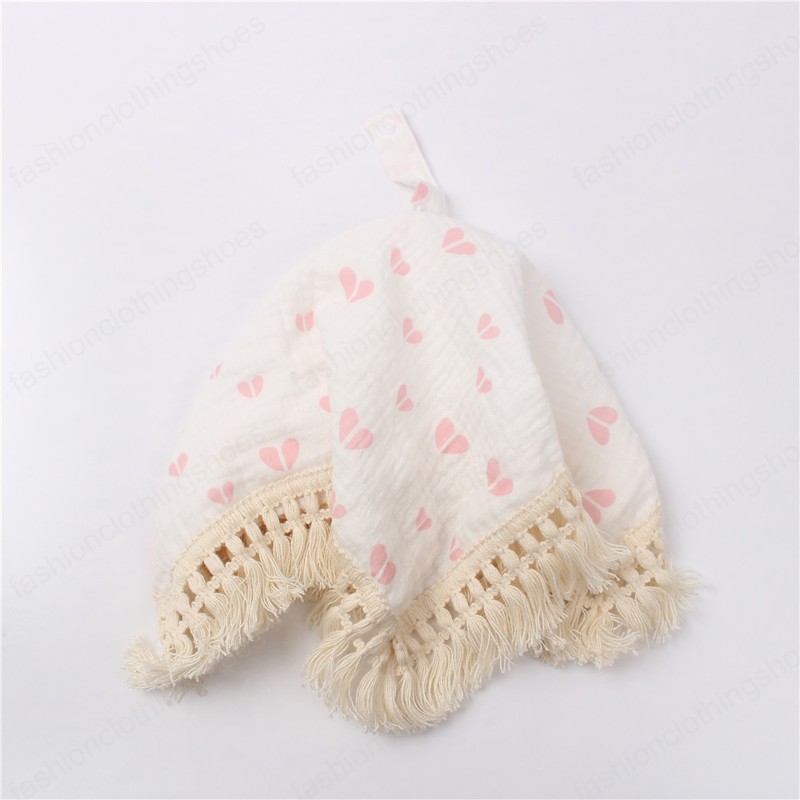 Baby Bibs Feeding Newborn Burping Cloths Boys Girls Accessories Print Tasser Cotton Pacifiers Leopard Towel Flower Clothing