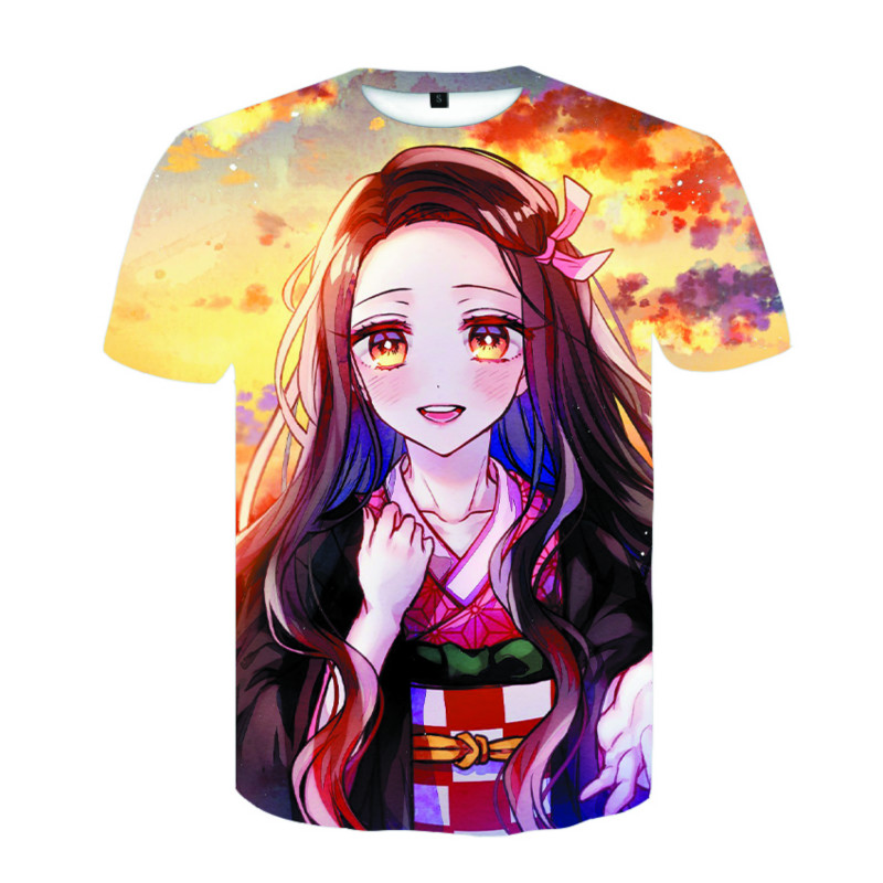 Summer 2020 new anime Demon Slayer Kimetsu No Yaiba mens summer short-sleeved funny hip-hop Harajuku style modern T-shirt, White;black
Summer 2020 new anime Demon Slayer Kimetsu No Yaiba mens summer short-sleeved funny hip-hop Harajuku style modern T-shirt, White;black