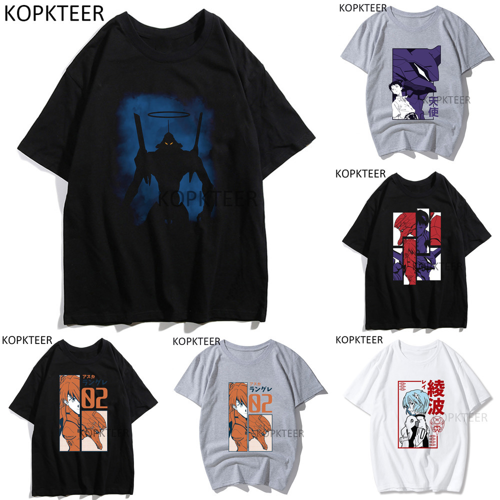 Men T-shirts Ayanami Rei Ikari Shinji Asuka Langley Soryu Anime Graphic Print Summer Tshirts Streetwear Ulzzang Harajuku T-Shirt L0223, White;black
Men T-shirts Ayanami Rei Ikari Shinji Asuka Langley Soryu Anime Graphic Print Summer Tshirts Streetwear Ulzzang Harajuku T-Shirt L0223, White;black