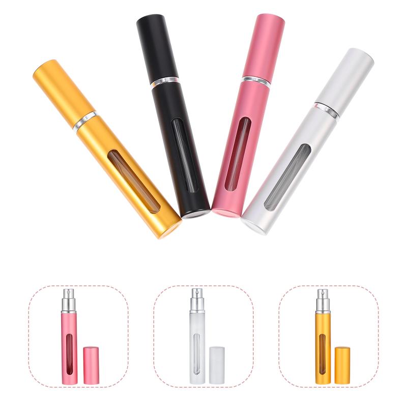 Storage Bottles & Jars 4Pcs 5ml Portable Perfume Atomizer Travel Bottle Glass Container
Storage Bottles & Jars 4Pcs 5ml Portable Perfume Atomizer Travel Bottle Glass Container