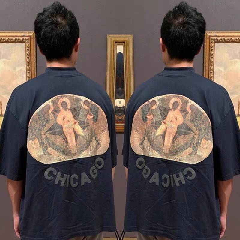 2021 New 20ss Kanye West t Shirt Men Women Oil Paint 3d Foam Print Cotton Oversize Hip Hop Jesus Is King Top Tees Be4a, White
2021 New 20ss Kanye West t Shirt Men Women Oil Paint 3d Foam Print Cotton Oversize Hip Hop Jesus Is King Top Tees Be4a, White