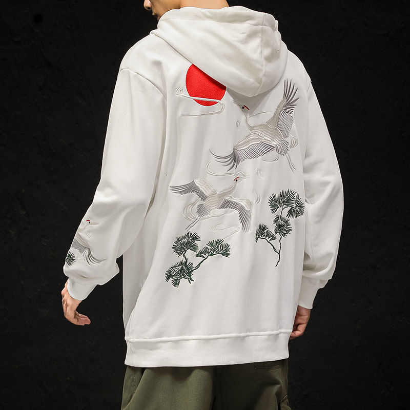 MrGoldenBowl Chinese Style Embroidered Men Hoodies Autumn New Men's Hooded Sweatshirts Man Streetwear Casual Pullovers 201020