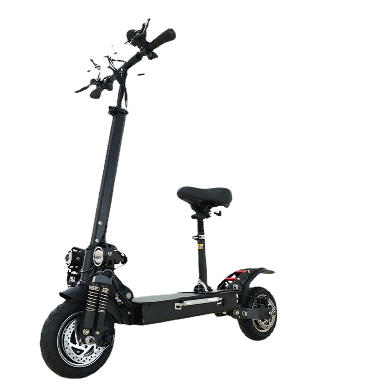 52V Dual Motor E-scooter 75km/h Fast Hoverboard 10inch Big Wheel Skateboard with Seat Remote Control 2000W Electric kick scooter
52V Dual Motor E-scooter 75km/h Fast Hoverboard 10inch Big Wheel Skateboard with Seat Remote Control 2000W Electric kick scooter