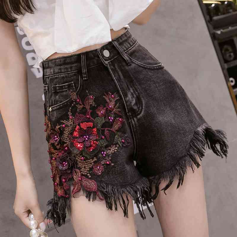 fashion casual summer women Embroidery denim booty Shorts high waists fur-lined leg-openings Plus size sexy short Jeans 210601, Photo color
fashion casual summer women Embroidery denim booty Shorts high waists fur-lined leg-openings Plus size sexy short Jeans 210601, Photo color