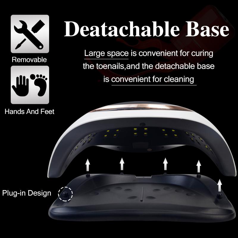 Nail Dryers Gel UV LED Lamp 60LED 300W Manicure Light Dryer For Nails Polish With Motion Sensor Touch Switch 4 Timer Mode