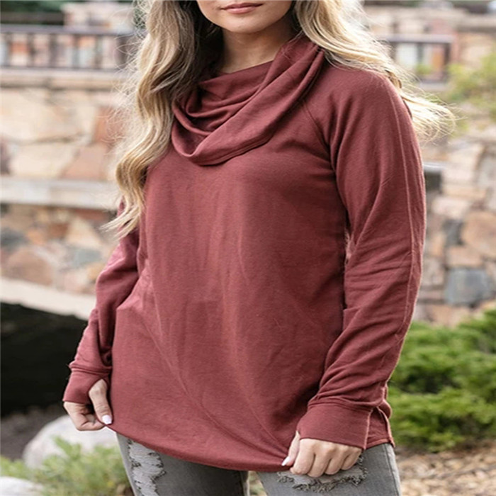 Size Color Pullover Solid tshirts Plus Women Tops Clothing Pile Collar T Shirts Womens Designer Loose Long Sleeve, White
Size Color Pullover Solid tshirts Plus Women Tops Clothing Pile Collar T Shirts Womens Designer Loose Long Sleeve, White