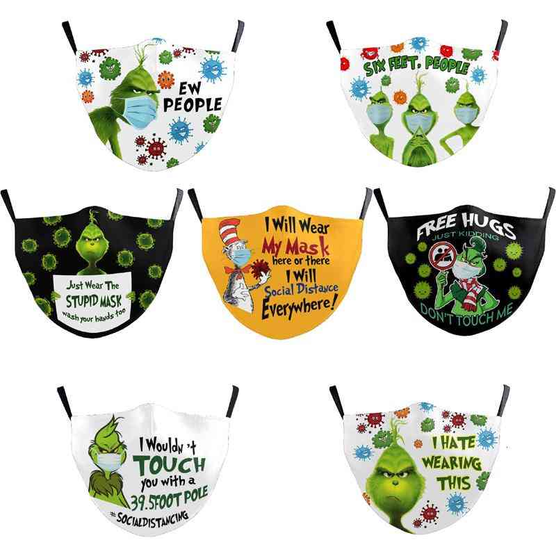 How Stole Christmas Mask the Grinch Mouth Party Halloween Washable Reutilizable Dust Proof Kids Adult Pm2.5 Masks YY
How Stole Christmas Mask the Grinch Mouth Party Halloween Washable Reutilizable Dust Proof Kids Adult Pm2.5 Masks YY