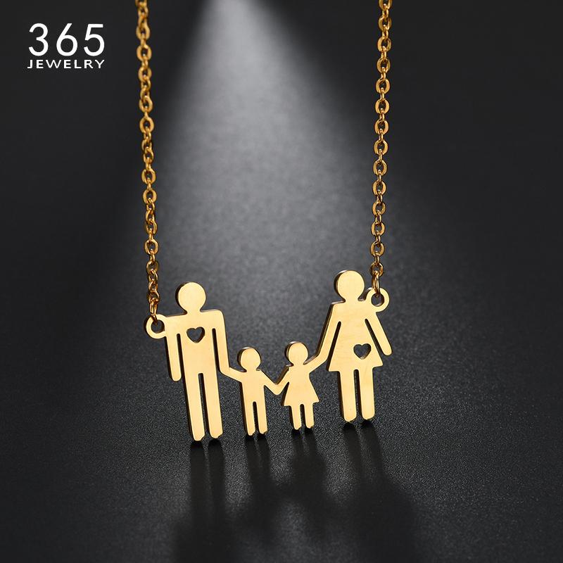 Pendant Necklaces Fashion Jewelry Family Love Stainless Steel Mom Dad Boys Girls Necklace Children Birthday Gifts, Silver
Pendant Necklaces Fashion Jewelry Family Love Stainless Steel Mom Dad Boys Girls Necklace Children Birthday Gifts, Silver
