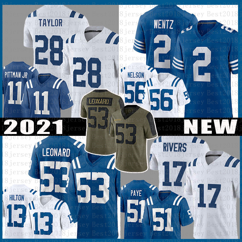 2 Carson Wentz 28 Jonathan Taylor Football Jersey Darius Leonard Michael Pittman Jr. Philip Rivers Quenton Nelson T.Y. Hilton Peyton Manning Buckner Kwity Paye Mack, Women size s-xxl(xm)
2 Carson Wentz 28 Jonathan Taylor Football Jersey Darius Leonard Michael Pittman Jr. Philip Rivers Quenton Nelson T.Y. Hilton Peyton Manning Buckner Kwity Paye Mack, Women size s-xxl(xm)