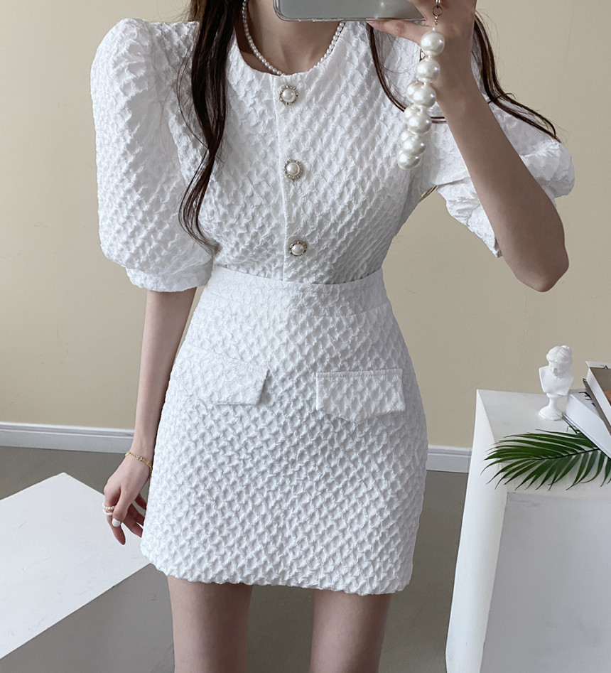 Deux pièces Robe De Niche Tempéramament Lâche Blouse All-Match Blouse haute taille Petite Jupe de costume de parfum Court 5318