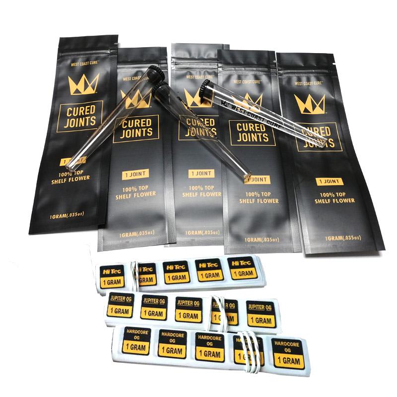 West Coast Cure 1PC CURED JOINTS BAG +PLASTIC TUBE Packaging moonrock Preroll Pre-rolled tube Package joint DHL FEDEX Free
West Coast Cure 1PC CURED JOINTS BAG +PLASTIC TUBE Packaging moonrock Preroll Pre-rolled tube Package joint DHL FEDEX Free