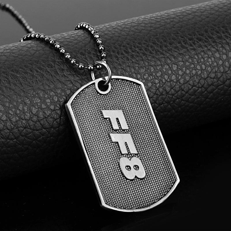 Pendant Necklaces Trendy Letters Army Card Necklace Fashion Dog Tag For Men Jewelry Metal Women Sweater Chain Accessories Gifts
Pendant Necklaces Trendy Letters Army Card Necklace Fashion Dog Tag For Men Jewelry Metal Women Sweater Chain Accessories Gifts