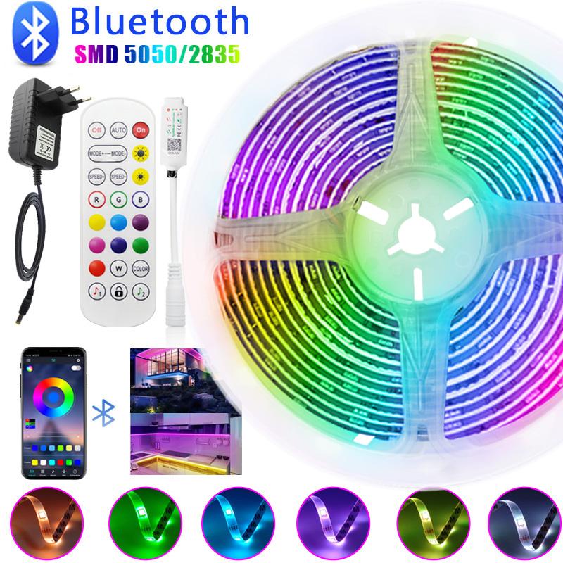 New Bluetooth Music 5M 10M 15M LED Strip Light RGB SMD 2835 Luces LED Light for Room 12V Neon Strip Christmas RGB Tape
New Bluetooth Music 5M 10M 15M LED Strip Light RGB SMD 2835 Luces LED Light for Room 12V Neon Strip Christmas RGB Tape