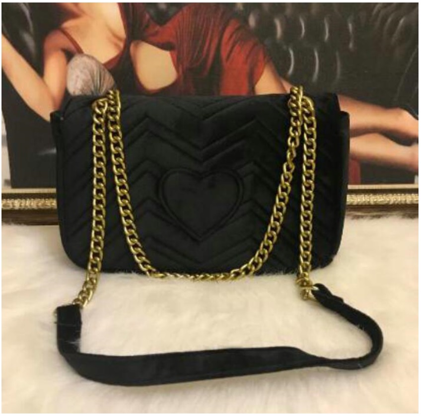Women Chains velvet Shoulder Bags High-Grade Fashion Leather Classic Macaroon bag Crossbody Handbags Flap marmont Wallet Purse, Red
Women Chains velvet Shoulder Bags High-Grade Fashion Leather Classic Macaroon bag Crossbody Handbags Flap marmont Wallet Purse, Red