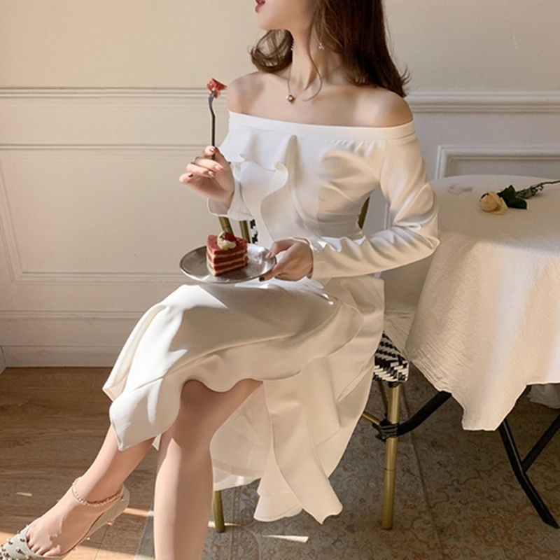 Summer Sexy Off Shoulder Women Bandage Dress Vestidos Ruffles Slash Neck Club Celebrity Party Runway 210525, Picture color
Summer Sexy Off Shoulder Women Bandage Dress Vestidos Ruffles Slash Neck Club Celebrity Party Runway 210525, Picture color