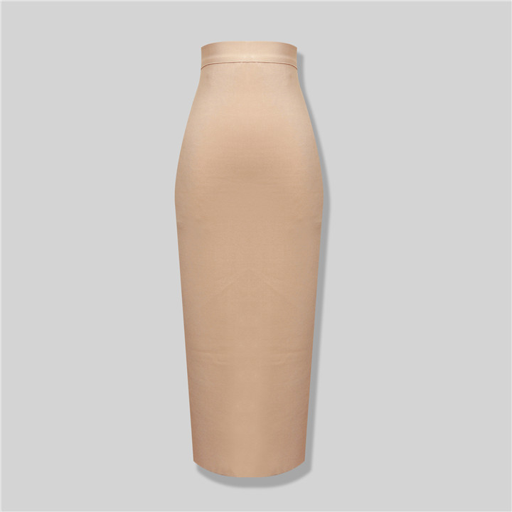 13 Colors Fashion Women Sexy Pink Yellow Bandage Skirt Elastic Elegant Pencil Skirts 78cm 210306