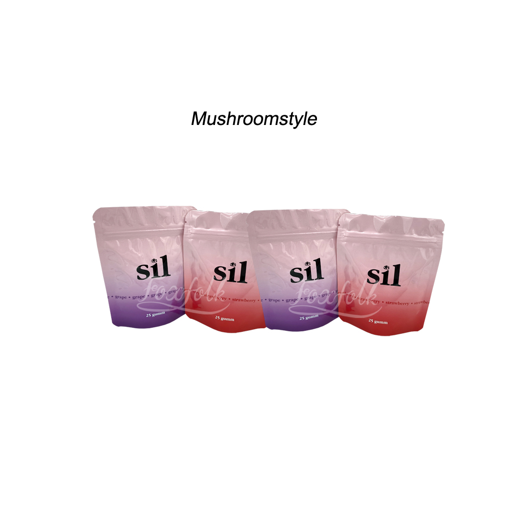 Mushroom edibles Packaging W Gusset Mylar Bags 710 Sour Edible Package For Gummi Bag Smell Proof Zipper Resealable Poly Packages
Mushroom edibles Packaging W Gusset Mylar Bags 710 Sour Edible Package For Gummi Bag Smell Proof Zipper Resealable Poly Packages