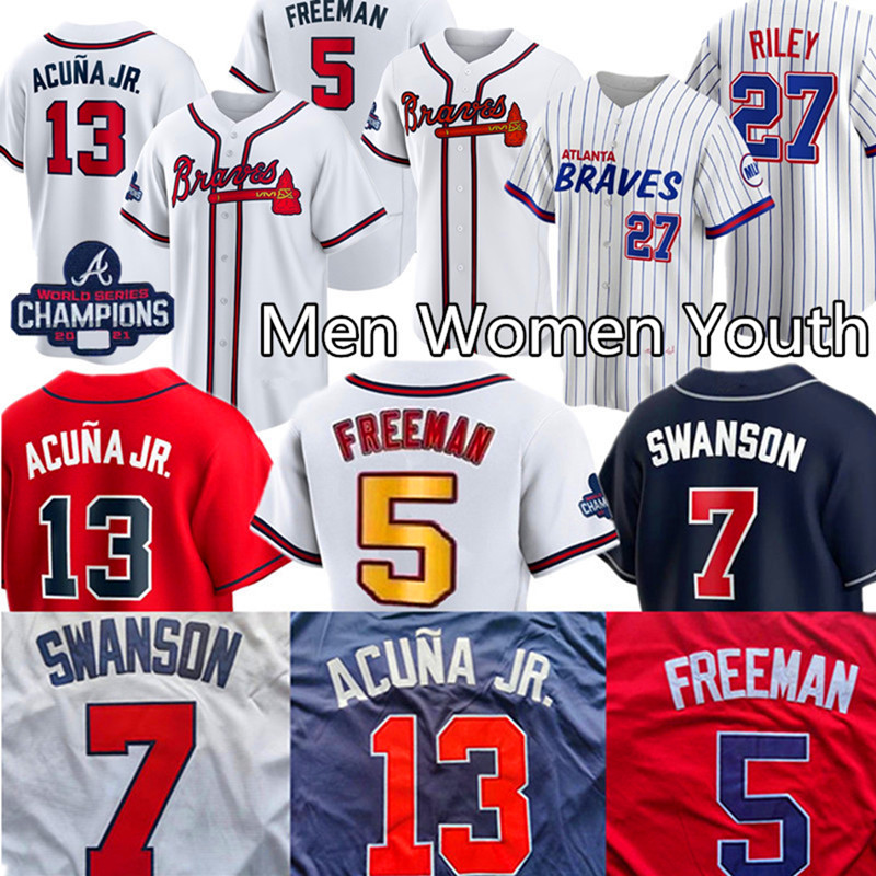 Atlanta Freddie Freeman Jersey braves Dansby Swanson Ronald Acuna Jr. Austin Riley Ozzie Albies Chipper Jones Baseball Jerseys Custom Mens Women Youth Jorge Soler, Youth's color 4
Atlanta Freddie Freeman Jersey braves Dansby Swanson Ronald Acuna Jr. Austin Riley Ozzie Albies Chipper Jones Baseball Jerseys Custom Mens Women Youth Jorge Soler, Youth's color 4