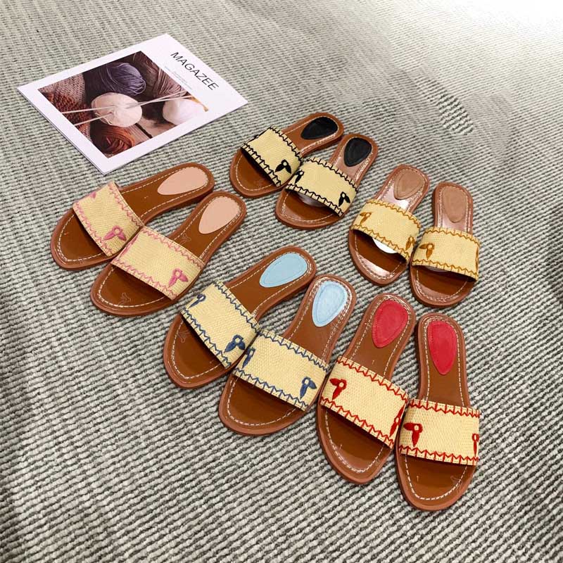 2021Designer Women Slippers Top Quality Slide Shoes pp Straw Summer Flip Flops Leather Sandals Multicolor Banquet Casual Flat Heel Mule Lett, Black
2021Designer Women Slippers Top Quality Slide Shoes pp Straw Summer Flip Flops Leather Sandals Multicolor Banquet Casual Flat Heel Mule Lett, Black