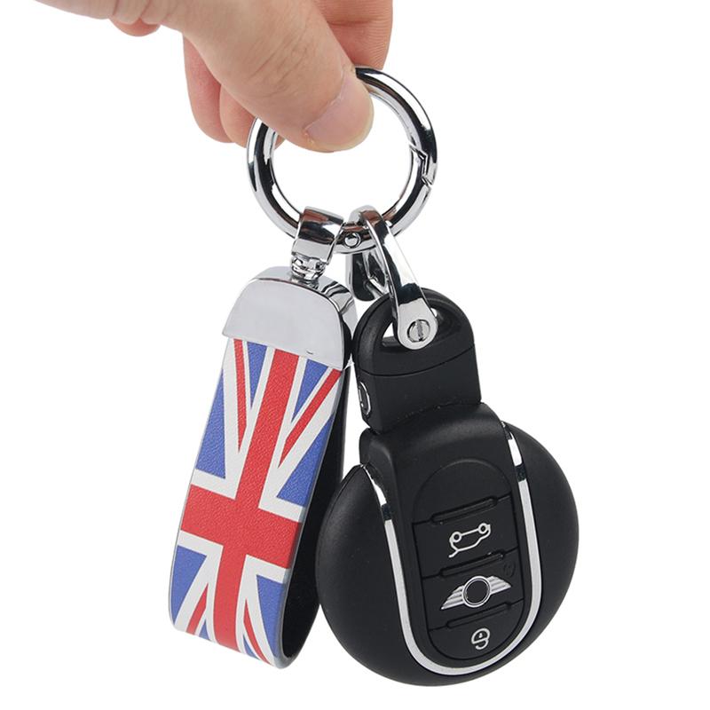 Keychains Car Horseshoe Keychain Key Ring Fob Union Jack Decor For Mini Cooper S JCW R55 R56 R60 F54 F55 F56 F60 Countryman Accessories
Keychains Car Horseshoe Keychain Key Ring Fob Union Jack Decor For Mini Cooper S JCW R55 R56 R60 F54 F55 F56 F60 Countryman Accessories
