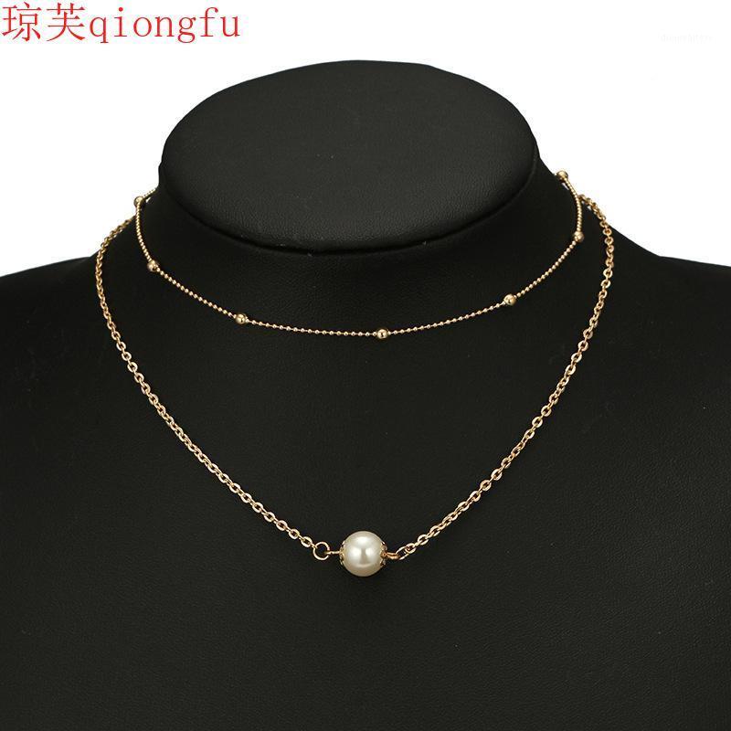 Chains 2021 Fashion Rose Gold Natural Stone Glass Inlaid Double Necklace Sweet Pearl Alloy Stainless Steel Jewelry Woman
Chains 2021 Fashion Rose Gold Natural Stone Glass Inlaid Double Necklace Sweet Pearl Alloy Stainless Steel Jewelry Woman
