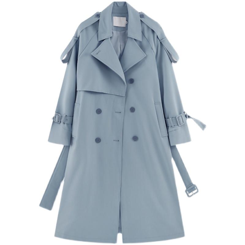 Women's Trench Coats Fashion Blue Windbreaker Clothing 2022 Spring Autumn Double-breasted Waist Long Coat Female Overcoats D919, Tan;black
Women's Trench Coats Fashion Blue Windbreaker Clothing 2022 Spring Autumn Double-breasted Waist Long Coat Female Overcoats D919, Tan;black
